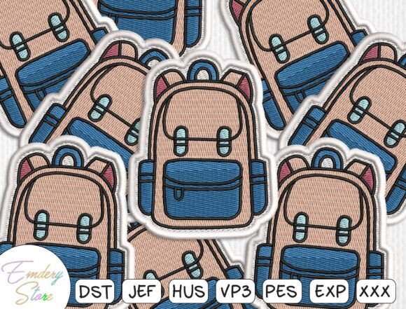 Cute Student Bag Patch Embroidery Review