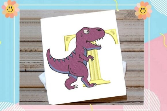 Dinosaur Monogram Letter T Review