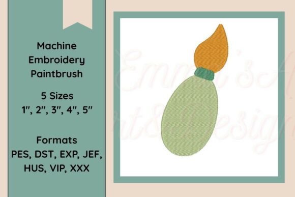 Review: Child Paintbrush Embroidery Design for Merch
