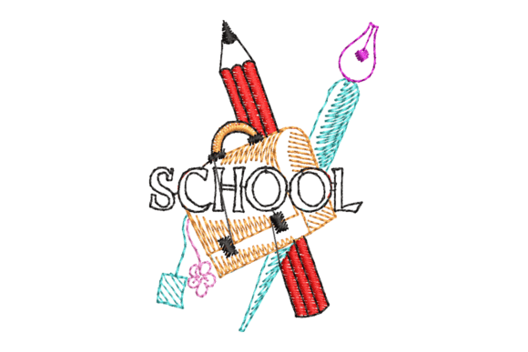 Review: Classic School Supplies Embroidery for Holiday Gifts