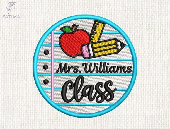 Review: Custom Teacher Patch Embroidery Design