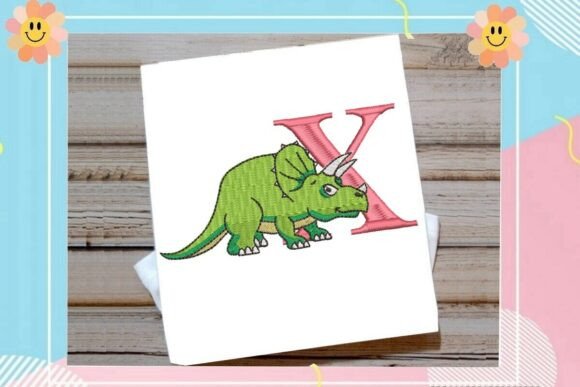 Review: Dinosaur Monogram Alphabet Letter X