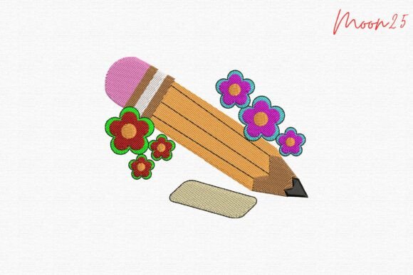 Review: Floral Pencil Classroom Learning Accent