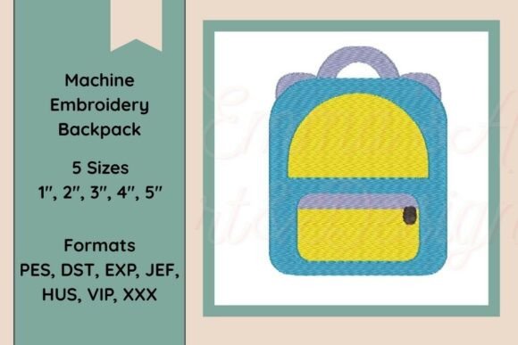 Review: Machine Embroidery Backpack Design