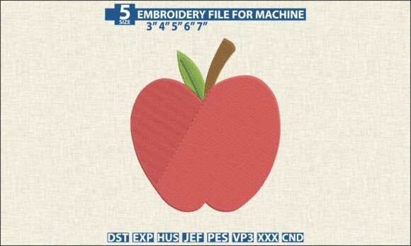 Review: Red Apple Embroidery DST PES Pattern