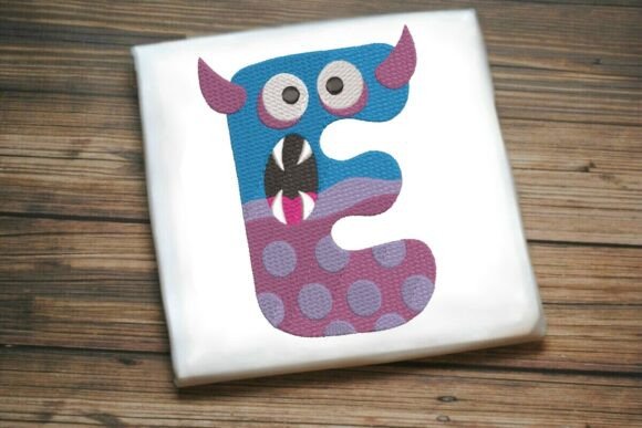 Reviewing Fun Monster Alphabet Letter E for Etsy