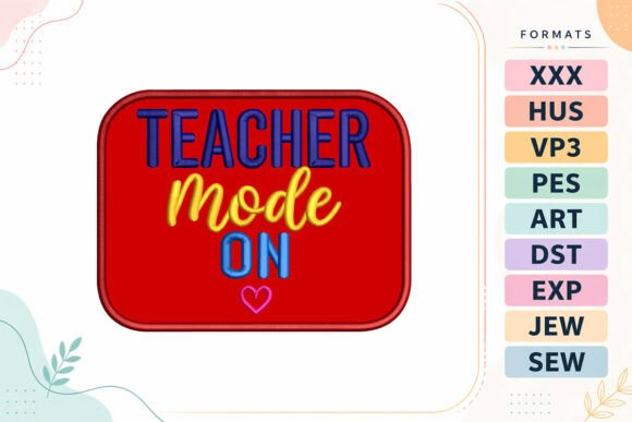 Reviewing Teacher Mode School Applique for Holiday Sales