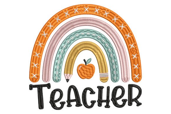 Reviewing Teacher Rainbow Embroidery for Business Use