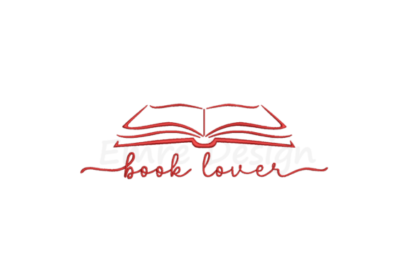 Reviewing the Book Lover Embroidery Design