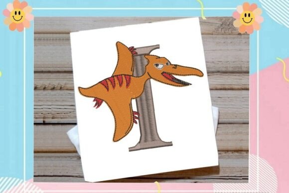 Reviewing the Dinosaur Monogram Letter I