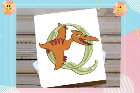 Reviewing the Dinosaur Monogram Letter Q