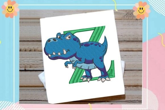 Reviewing the Dinosaur Monogram Letter Z