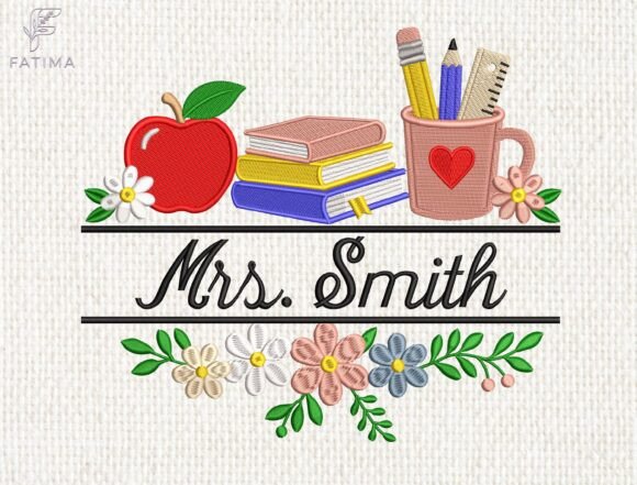 Reviewing the Personalized Teacher Embroidery Design