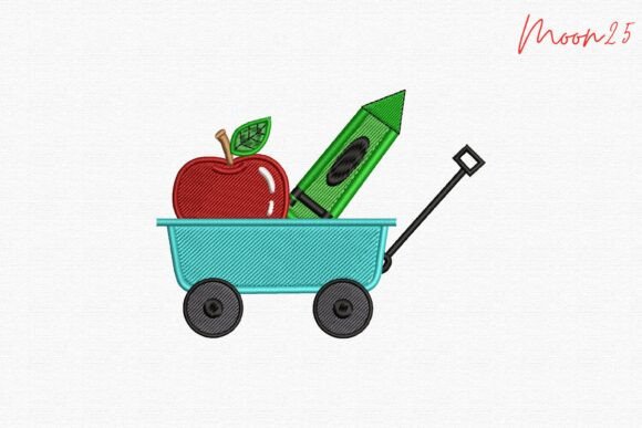 School Wagon Apple Crayon Review