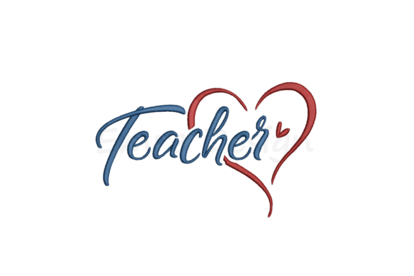 Teacher Heart Embroidery Design Review